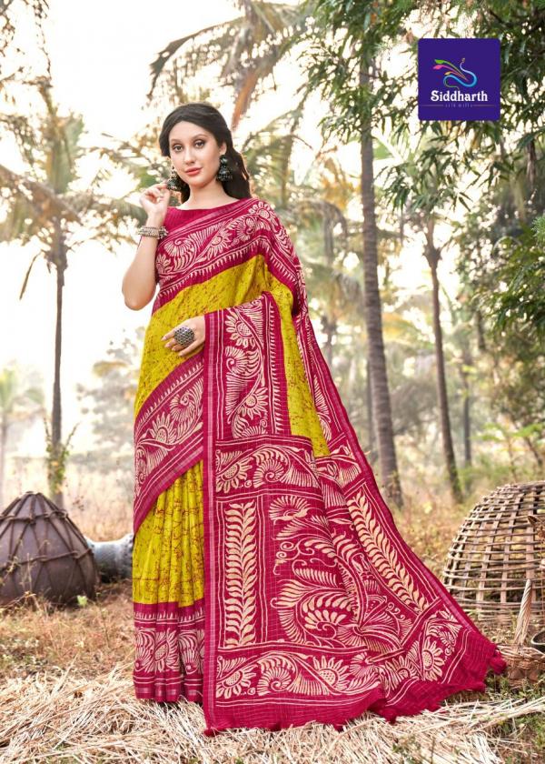 Siddharth Kota Silk Vol 4 New Stylish Silk Designer Print Saree Collection